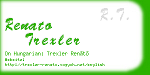 renato trexler business card